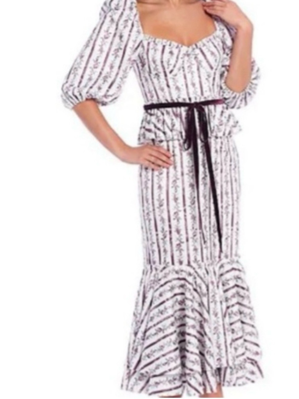 NWT Antonio Melani x Nicola Bathie Florence Floral Print MIDI dress